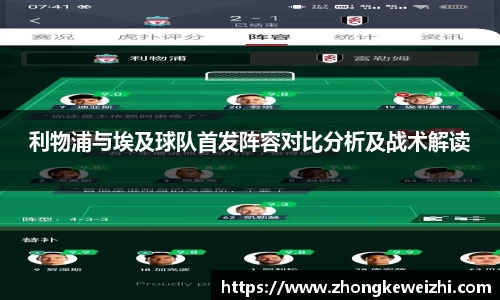 利物浦与埃及球队首发阵容对比分析及战术解读
